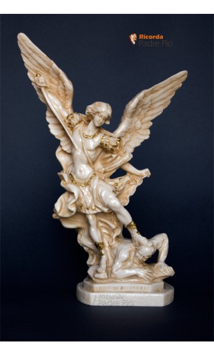 Statua San Michele Arcangelo Antichizzato 30cm